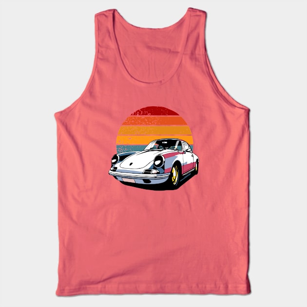 Retro Sport Car Tank Top by SERVASTEAK